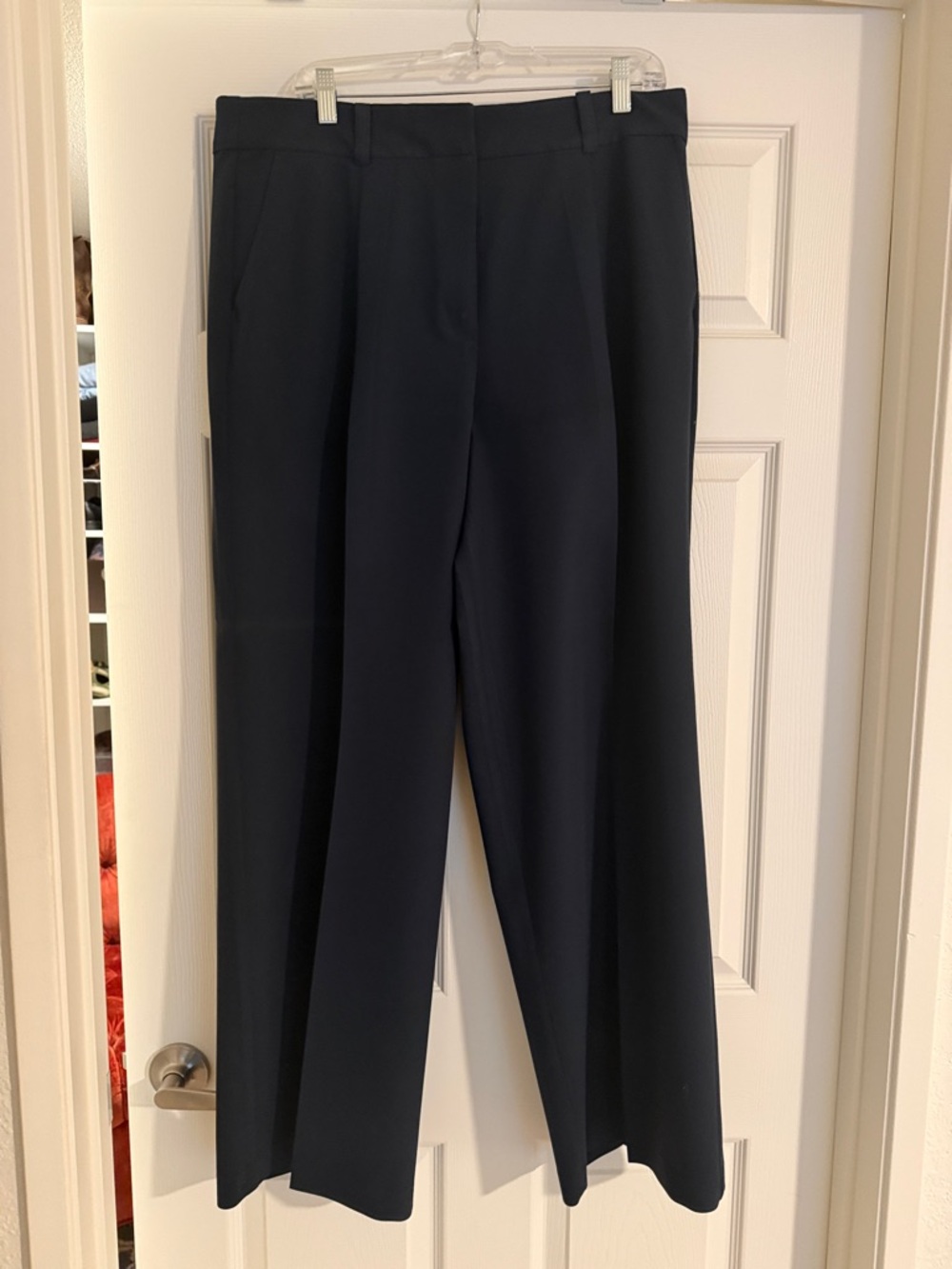 Ann Taylor LOFT  Navy Wide-Leg Dress Pants